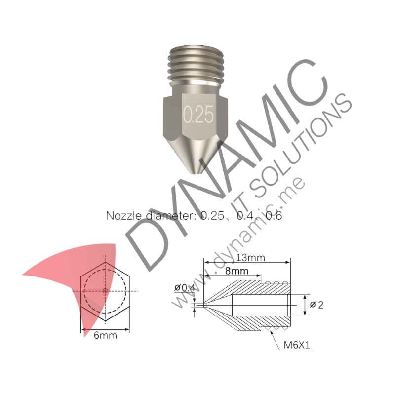 Creality Copper Alloy High-end Nozzles (8 PCS/Set)