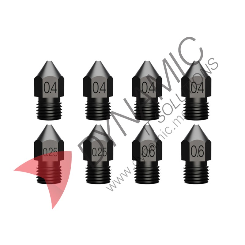 Creality Hardened Steel High-end Nozzles (8 PCS/Set)