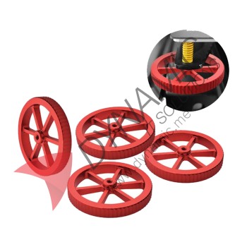 Creality Red Leveling Knob Kit (4 pcs)
