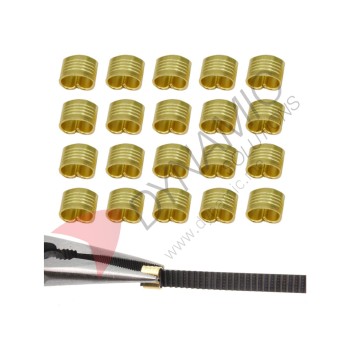 Copper Buckle for 3D Printer Timing Belt Copper Buckle for 3D Printer Timing Belt