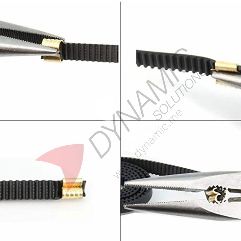 Copper Buckle for 3D Printer Timing Belt