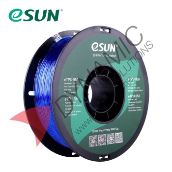 eSUN eTPU-95A Transparent Blue 1.75mm 1Kg
