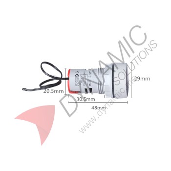 Digital Display Thermometer Red AD101-22TM