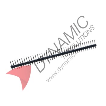 Pin Header Single Row Male 40 Pins 2.54 Pitch