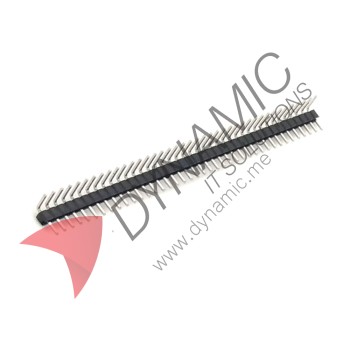 Pin Header Right Angle Single Row Male 40 Pins 2.54 Pitch