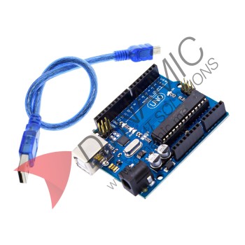 Arduino UNO R3 ATmega16U2 Chip + USB Cable 