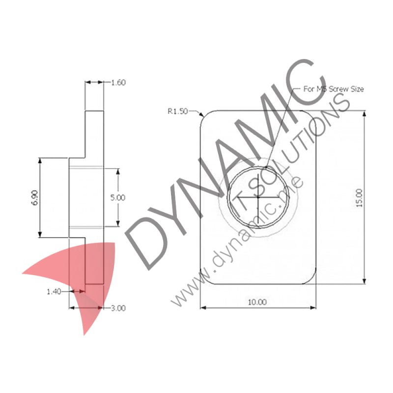 M5 Tee Nuts 5mm M5 Tee Nuts 5mm
