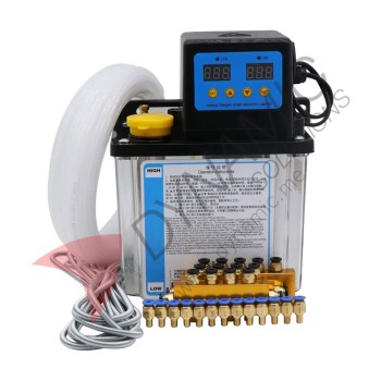 Automatic CNC Lubricating Oil Pump Kit 220V Solenoid Pump for Linear Transmission 1L