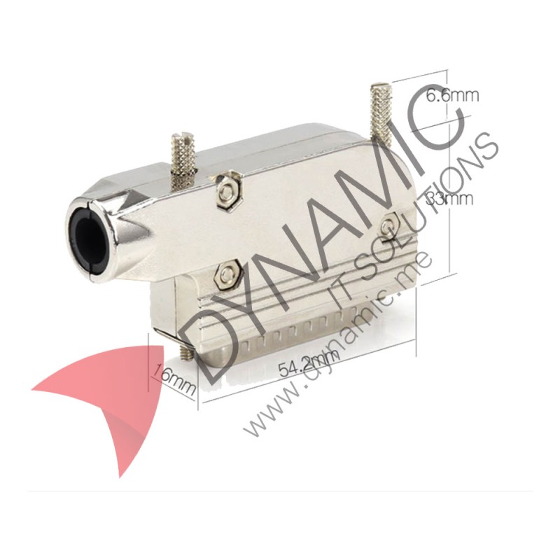 DB25 90 Degree Connector Solid Pin DB25 90 Degree Connector Solid Pin