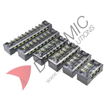 Dual Row Screw Terminal Block 25A