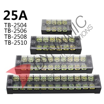 Dual Row Screw Terminal Block 25A Dual Row Screw Terminal Block 25A