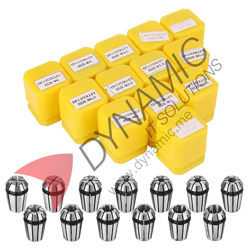 ER11 Spring Collet Set 15 Pcs ER11 Spring Collet Set 15 Pcs