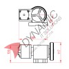 Rotary Axis (4th axis) 80mm for CNC Router