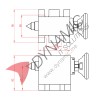 Rotary Axis (4th axis) 80mm for CNC Router