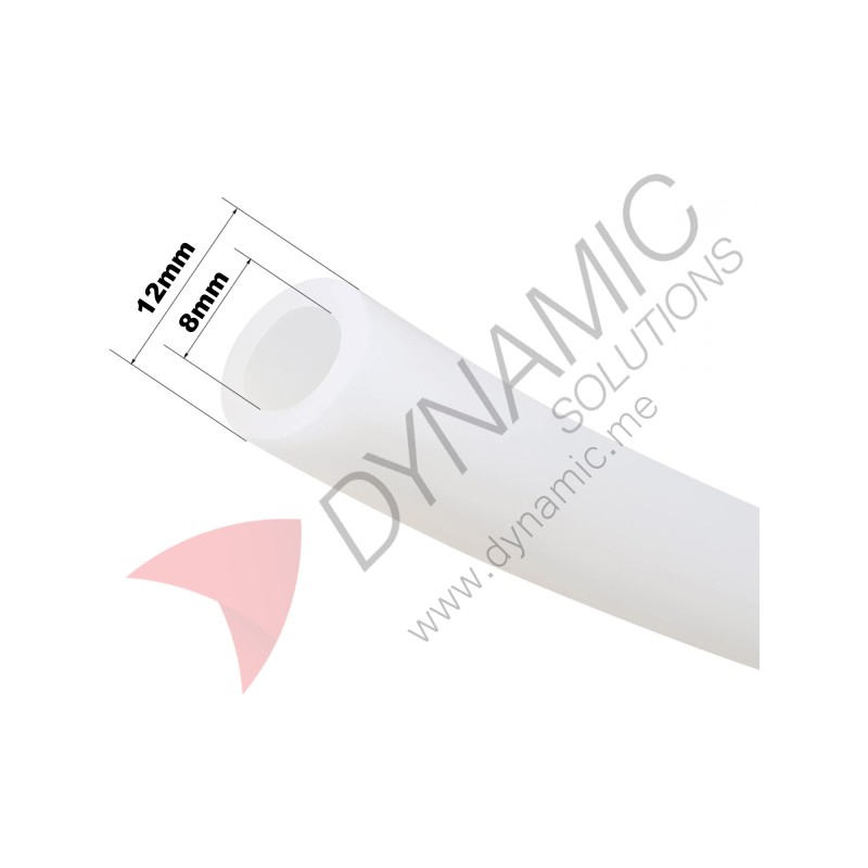 Silicone Tube 8x12mm (per meter)