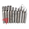 HSS 4 Flute CNC Milling Bit 1.5-6mm (10Pcs)