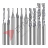 Single Flute Edge Spiral Milling Cutter CNC Router Bit Single Flute Edge Spiral Milling Cutter CNC Router Bit