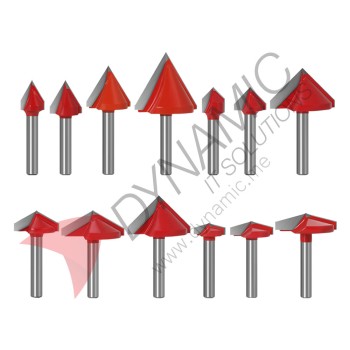 V Shape Carbide Engraving Bits