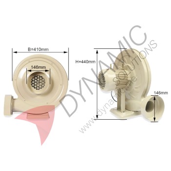 Industrial Exhaust Fan 220V 550W