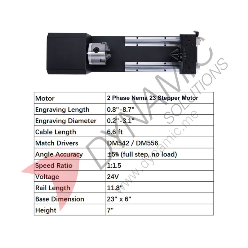 Rotary Axis For Co2 Laser V.3 (for Irregular Shapes)