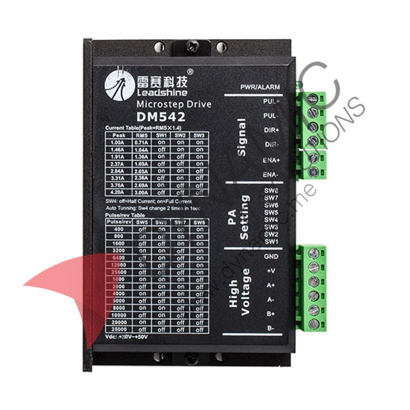 Leadshine Stepper Motor Driver DM542 4.2A Leadshine Stepper Motor Driver DM542 4.2A