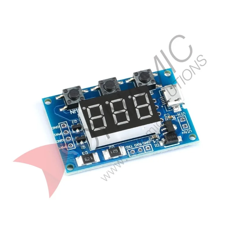 PWM Pulse Frequency Duty Cycle Square Wave Signal Generator Module - Adjustable DIY Electronics Module