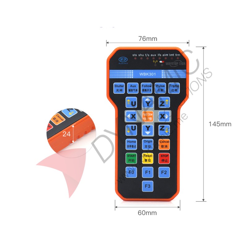 Ruida WBK301 Wireless Operating Panel
