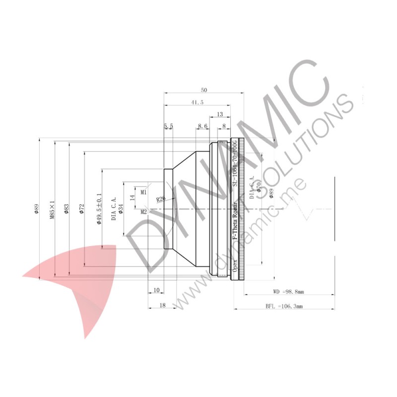 Fiber Laser Field Lens 200x200mm Fiber Laser Field Lens 200x200mm