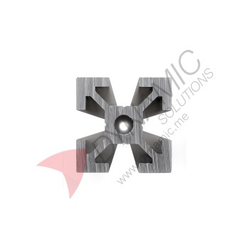 2020 Black T-Slot Aluminum Extrusion (Thickness: 1.8mm) (per meter)