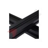 2020 Black T-Slot Aluminum Extrusion (Thickness: 1.8mm) (per meter)
