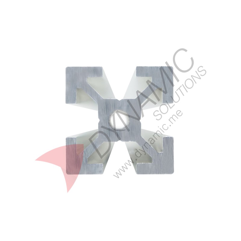 2020 Silver T-Slot Aluminum Extrusion (Thickness: 1.8mm) (per meter)