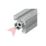 2020 Silver T-Slot Aluminum Extrusion (Thickness: 1.8mm) (per meter)