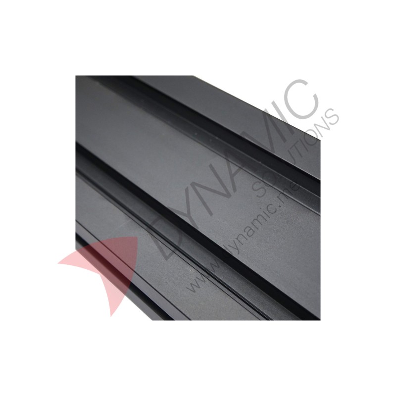 2040 Black T-Slot Aluminum Extrusion (Thickness: 1.8mm) (per meter)