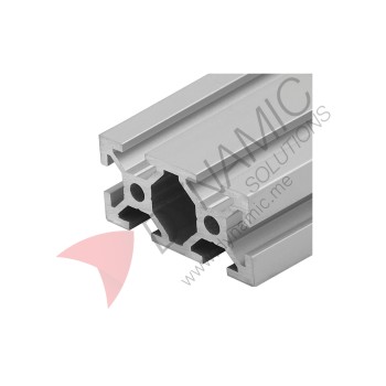 2040 Silver T-Slot Aluminum Extrusion (Thickness: 1.8mm) (per meter)