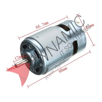 775 DC Spindle Motor 80W 12-24V