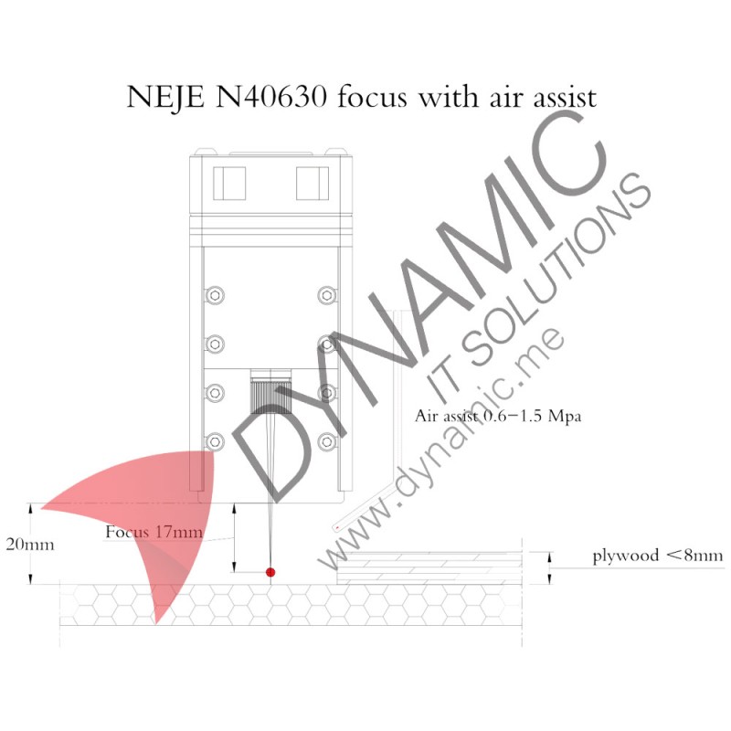 NEJE Laser Diode Module 30W (450nm)