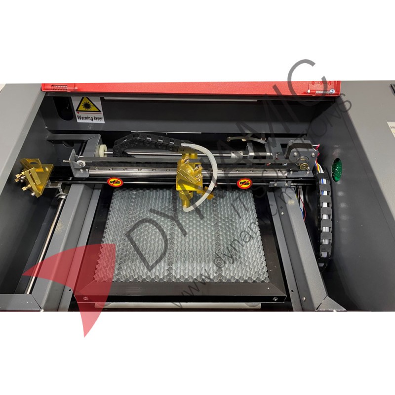 Vyrik 3020 50W Co2 Laser Machine (liftable Bed) - 30x20cm Incl. all Upgrades