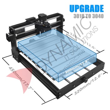 Vyrik CNC 3036 Pro GRBL Control 3 Axis with NEJE Laser Diode (10W)