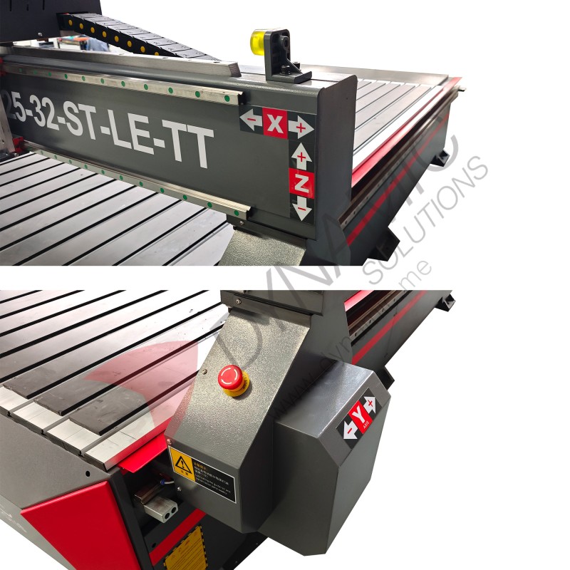 Vyrik CNC Router 1313 3.2KW 3-Axis Stepper Motor - 130x130cm