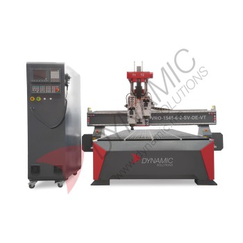 Vyrik CNC Router 1545 6KW 3-Axis  Servo Motor 1500x4500cm - Double Head 