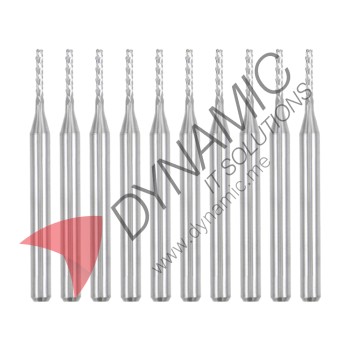 Shank Carbide PCB Drill Bits 0.8mm (10 Pcs)