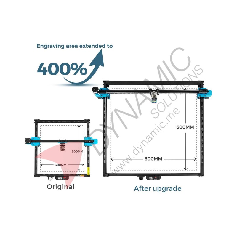 Twotrees Extension Kit 600*600mm for Laser Engraver & Cutter TTS Pro / TTS Series (210106204)