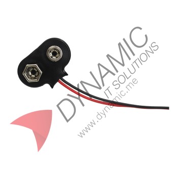 Battery Snap Power Cable 9V With Plug