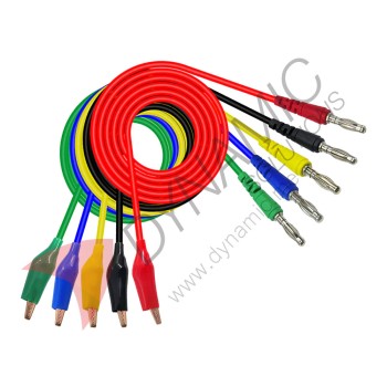 Banana to Alligator Cable 1m