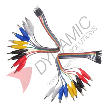 DuPont to Alligator 20cm (10pcs)