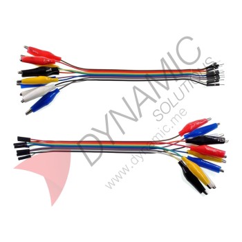 DuPont to Alligator 20cm (10pcs)