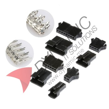 JST SM Connector Plug Male and Female 2.54mm