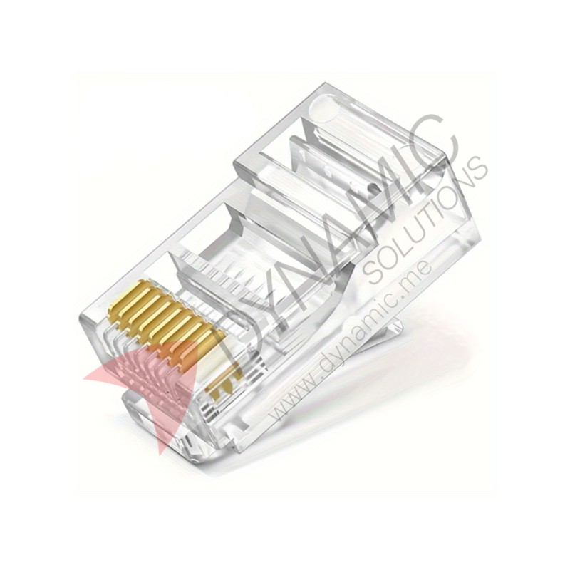 Cat6 RJ45 Connector 8P8C Pass-Through Cat6 RJ45 Connector 8P8C Pass-Through