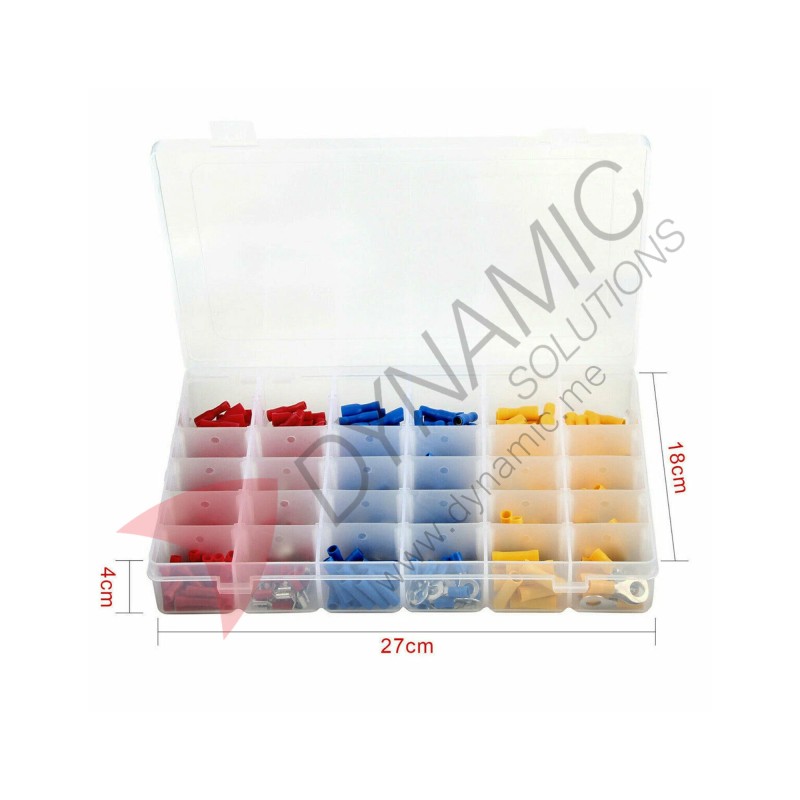 500pcs Insulated Crimp Terminal Assortment Set