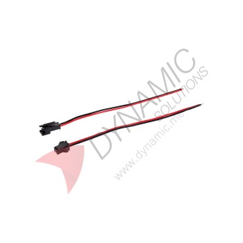 JST SM 2-Pin Male Female Connector Cable